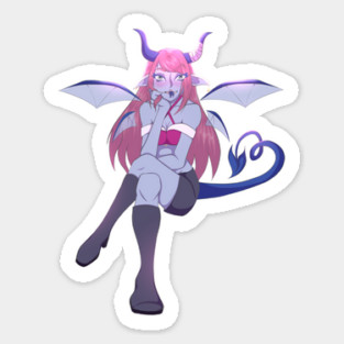Pink Demon Girl Magnet