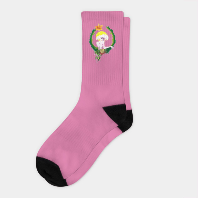 Floral Angel Dust Socks by Art Of Glo