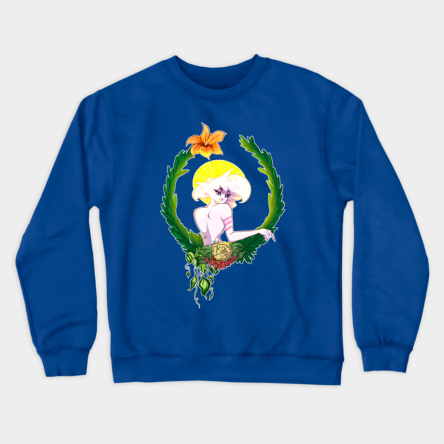 Floral Angel Dust Crewneck Sweatshirt by Art Of Glo