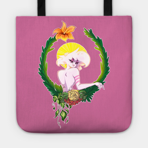 Floral Angel Dust Tote by Art Of Glo