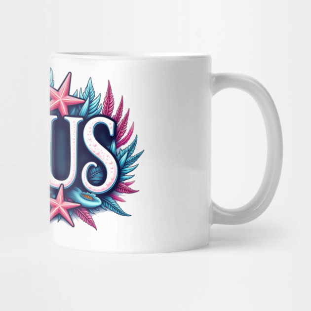 Jesus name cartoon undersea inspired by Rox