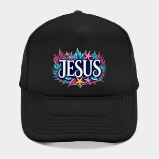 Jesus name cartoon undersea inspired Hat