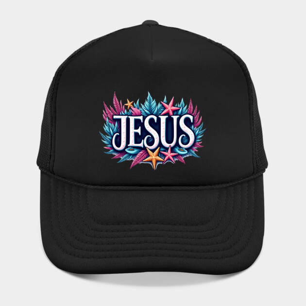 Jesus name cartoon undersea inspired by Rox
