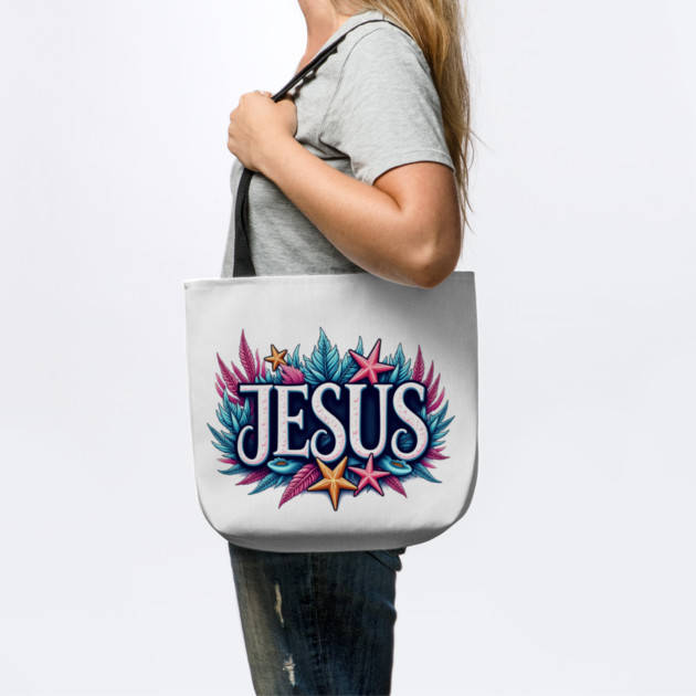 Jesus name cartoon undersea inspired by Rox