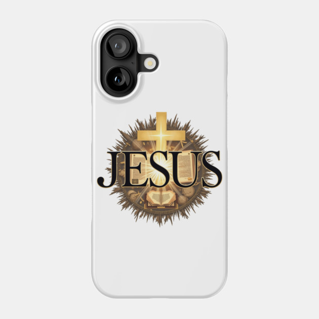 Jesus the word gives light Phone Case by Rox