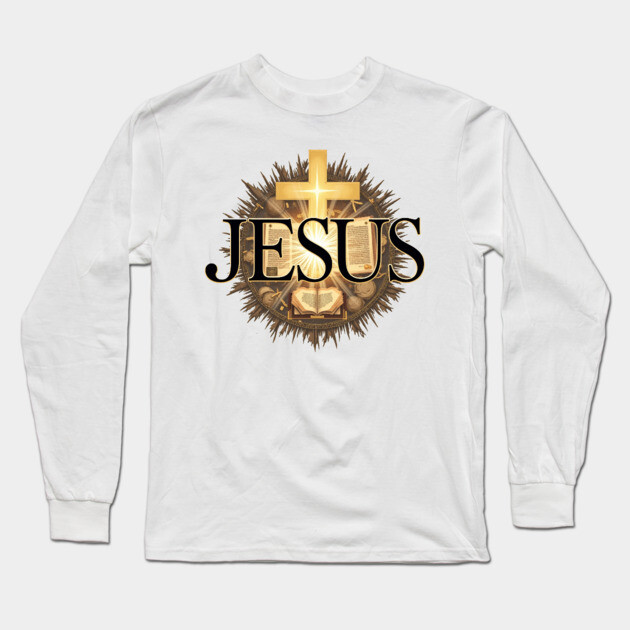 Jesus the word gives light Long Sleeve T-Shirt by Rox