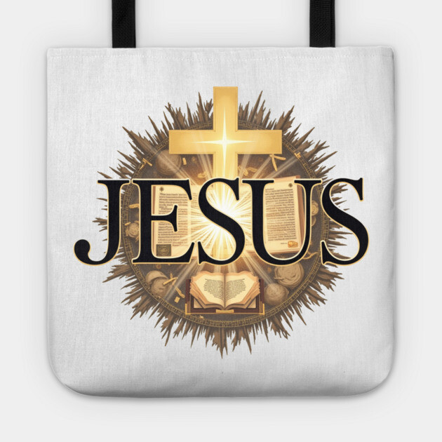 Jesus the word gives light Tote by Rox