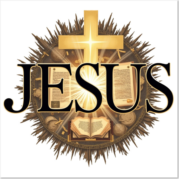 Jesus the word gives light Wall Art by Rox