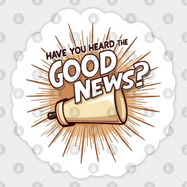 Christian Evangelism Design -  Megaphone Graphic Sticker by Rox