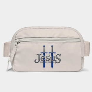 Jesus Alpha & Omega Sword Design Bag