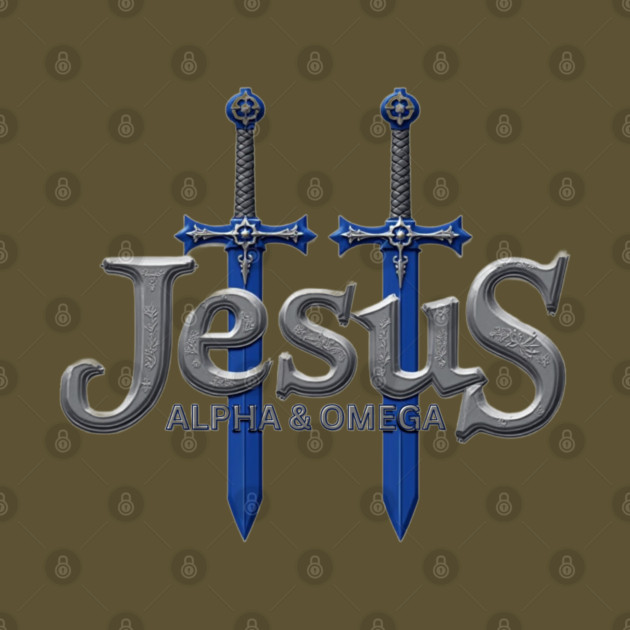 Jesus Alpha & Omega Sword Design by Rox