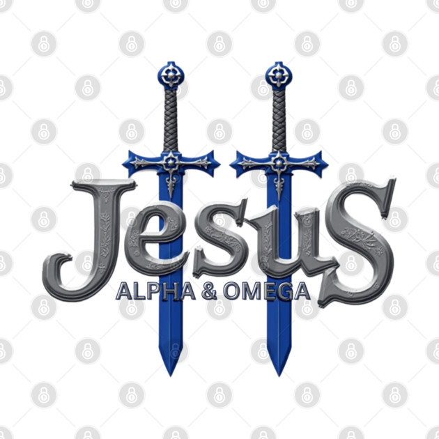 Jesus Alpha & Omega Sword Design by Rox