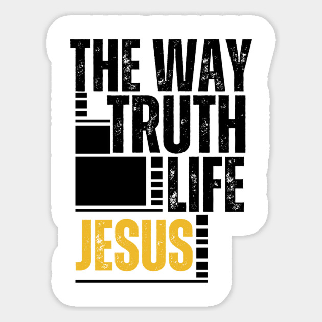 The Way, The Truth, The Life Jesus Magnet by Rox
