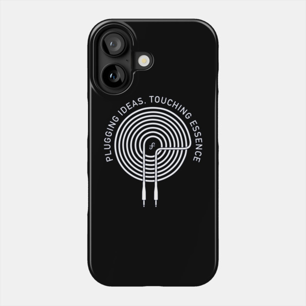 Plugging Ideas. Touching Essence. Dark Phone Case by filiposwear