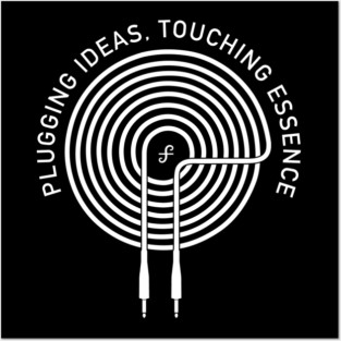 Plugging Ideas. Touching Essence. Dark Posters and Art