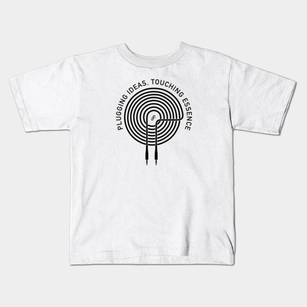 Plugging ideas, touching essence. Light Kids T-Shirt by filiposwear