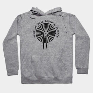 Plugging ideas, touching essence. Light Hoodie