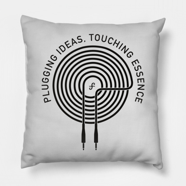 Plugging ideas, touching essence. Light Pillow by filiposwear