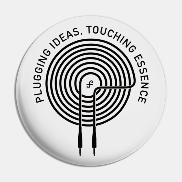 Plugging ideas, touching essence. Light Pin by filiposwear