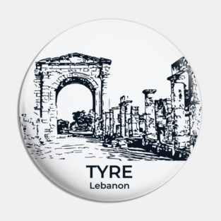 Tyre - Lebanon Pin
