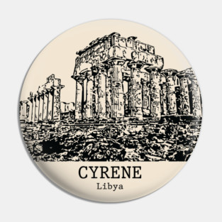 Cyrene - Libya Pin