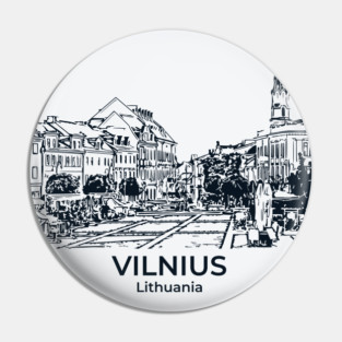 Vilnius - Lithuania Pin