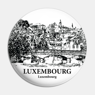 Luxembourg Pin