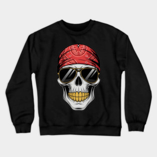 Mexican Cholo Skull Crewneck Sweatshirt