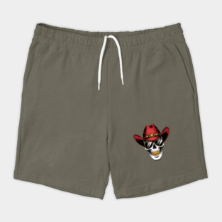 Outlaw Cowboy Skull Shorts