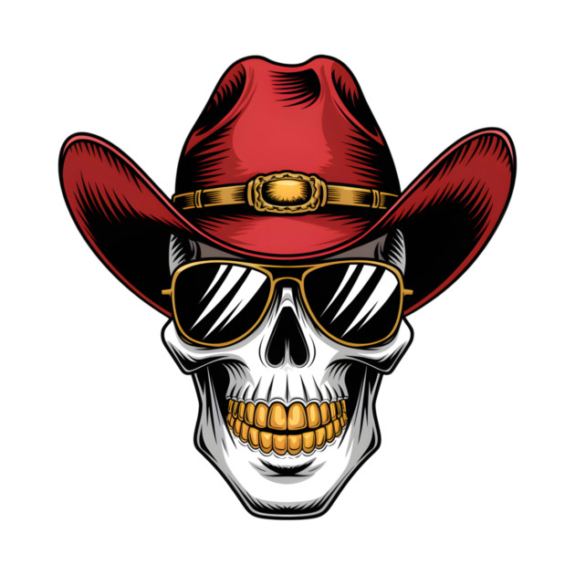 Outlaw Cowboy Skull by animegirlnft