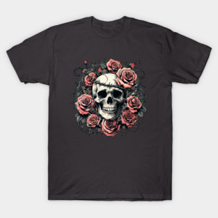 Skull and Roses T-Shirt