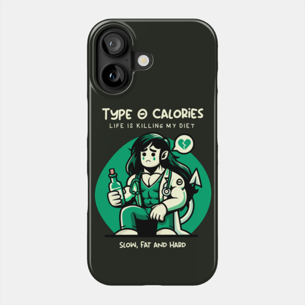 TYPE O CALORIES Phone Case by Fabrik