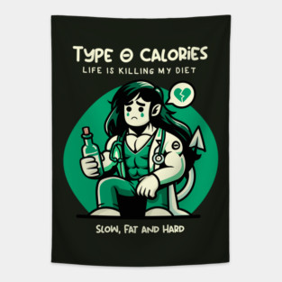 TYPE O CALORIES Tapestry