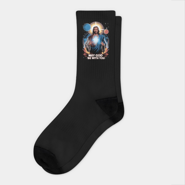 Jesus Son of God Socks by animegirlnft