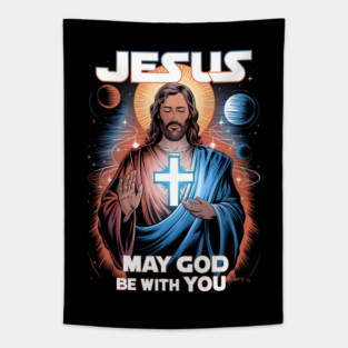 Jesus Cross Tapestry