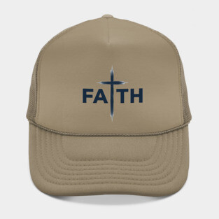 Faith Christian Typography Design – Inspirational Faith Artwork Hat