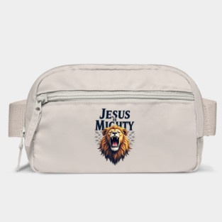 God is Mighty Roaring Lion Christian Design Bag