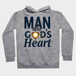 Man After God's Heart Christian Design Hoodie