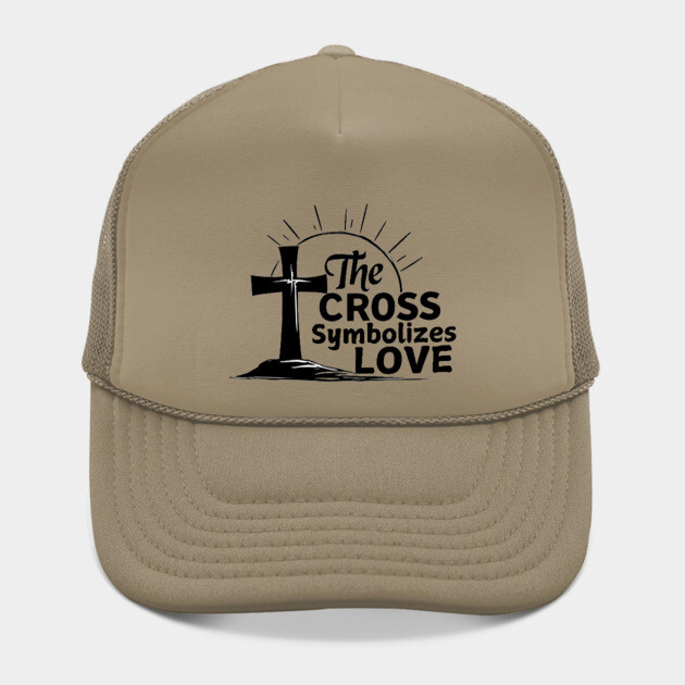 Christian Cross Design - The Cross Symbolizes Love by Rox