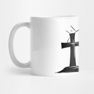 Christian Cross Design - The Cross Symbolizes Love Mug