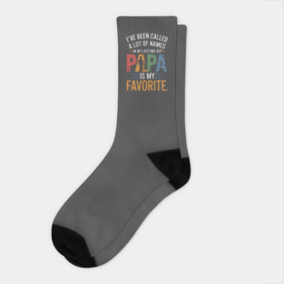 Papa Is My Favorite Socks
