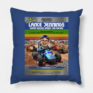 Lance Jennings - Super Deluxe Sprint Car Racing Pillow