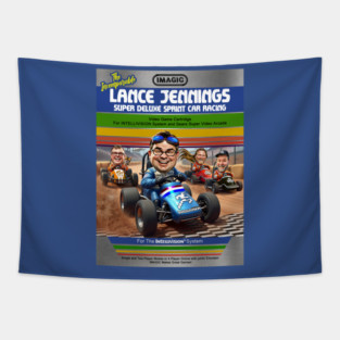 Lance Jennings - Super Deluxe Sprint Car Racing Tapestry