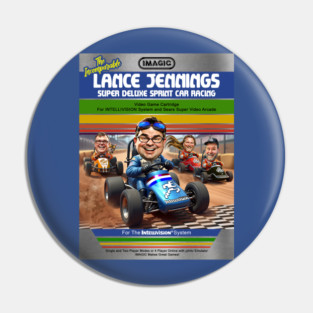 Lance Jennings - Super Deluxe Sprint Car Racing Pin