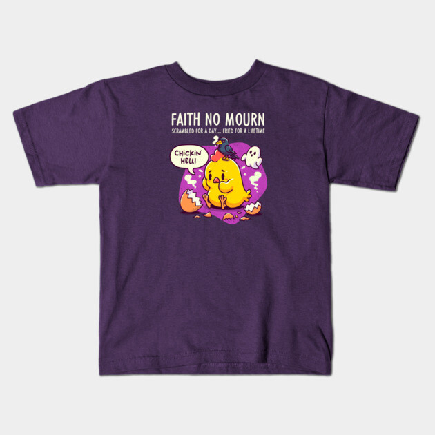 FAITH NO MOURN Kids T-Shirt by Fabrik
