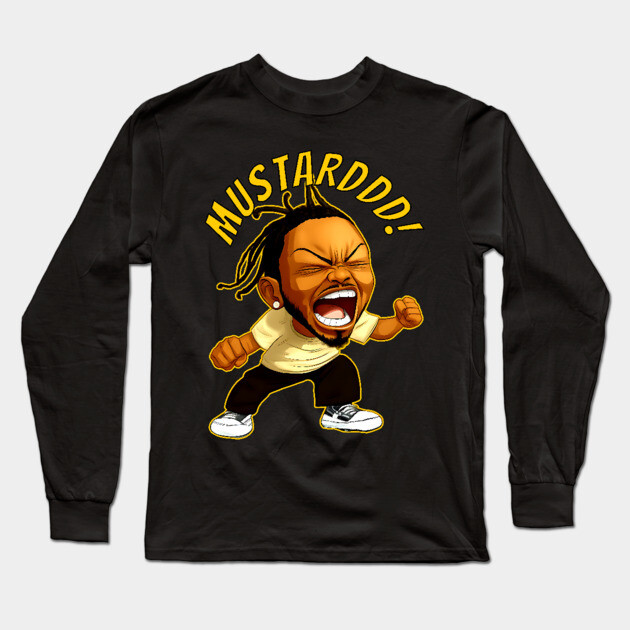 Mustard Meme, Kendrick Lamar Long Sleeve T-Shirt by UrbanLifeApparel