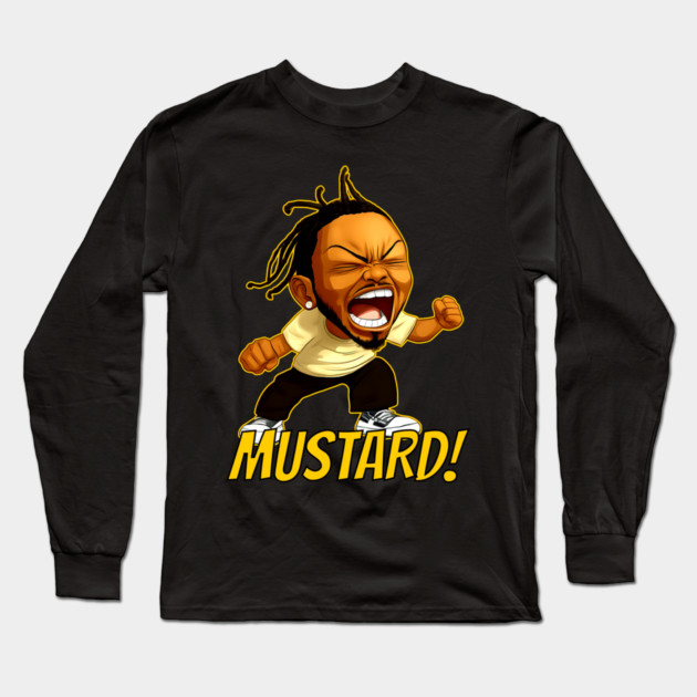 Mustard Meme, Kendrick Lamar Long Sleeve T-Shirt by UrbanLifeApparel