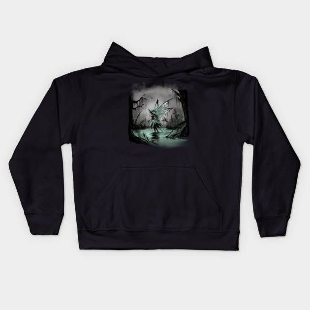Swamp Fairy Kids Hoodie by H. R. Sinclair