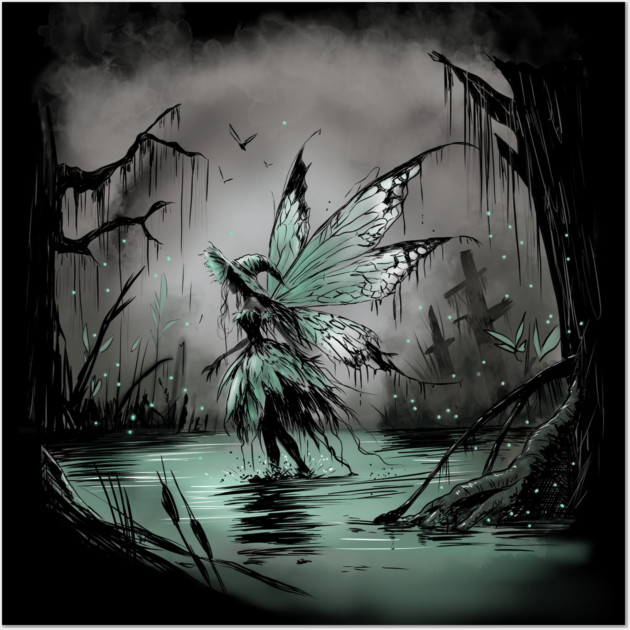 Swamp Fairy Wall Art by H. R. Sinclair