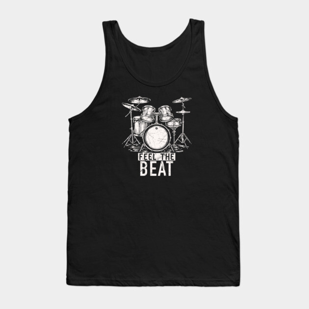 Feel the Beat. Acoustic Grunge Tank Top by filiposwear